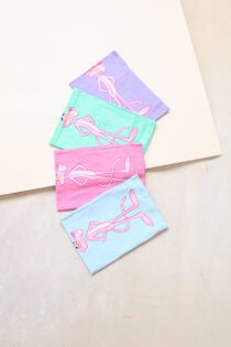 تیشرت پنبه پلنگ صورتی بوتیک پاپلی