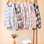 مانتو نخی چهارخونه بوتیک پاپلی