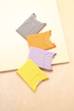 تاپ پنبه راه راه بوتیک پاپلی