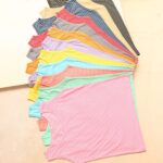 تاپ پنبه راه راه بوتیک پاپلی