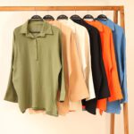 شومیز مانتویی 3دکمه بوتیک پاپلی