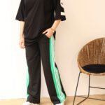 لانگ پنبه مشکی بوتیک پاپلی