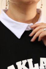 لانگ یقه دار اوکلند بوتیک پاپلی