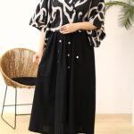 ست شومیز دامن بوتیک پاپلی