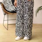 شلوار مازراتی طرحدار بوتیک پاپلی