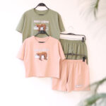 ست کراپ تنبل بوتیک پاپلی