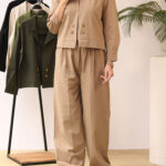 ست 3تیکه لینن بوتیک پاپلی