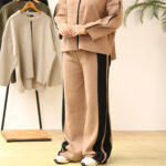 ست بافت خط دار بوتیک پاپلی