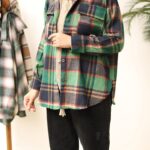 شکت چهارخونه پشمی بوتیک پاپلی