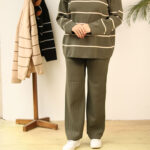 ست بافت راه راه بوتیک پاپلی