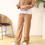 ست کت شلوار کتان بوتیک پاپلی