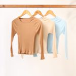 بلوز یقه خشتی بوتیک پاپلی