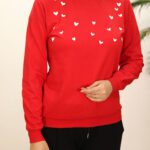 بلوز قرمز دخترانه