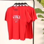 تیشرت پنبه قرمز بوتیک پاپلی