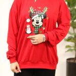 دورس اورسایز قرمز بوتیک پاپلی