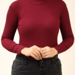 بادی یقه اسکی چری بوتیک پاپلی