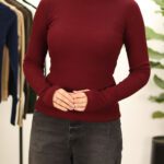 بلوز کبریتی ساده بوتیک پاپلی