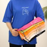 تیشرت آبی دخترونه