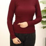 بلوز یقه 5سانت چری بوتیک پاپلی