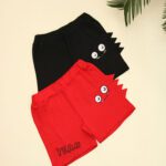 شورتک طرح لبخند بوتیک پاپلی