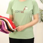 تیشرت پنبه کافی بوتیک پاپلی