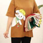 تیشرت لانگ ببعی بوتیک پاپلی