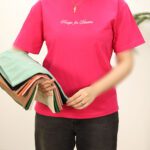 تیشرت پنبه فونت بوتیک پاپلی