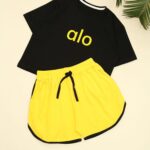 تیشرت شلوارک الو زنانه