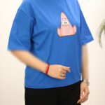 تیشرت آبی دخترونه