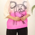 تیشرت آبرنگی زنانه