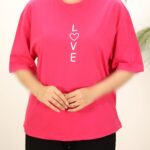 تیشرت باکسی دخترانه