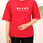 تیشرت زنانه باکسی