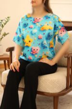 تیشرت نخی دخترانه