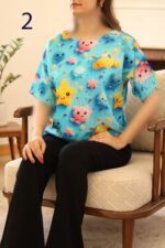 تیشرت نخی قواره دار