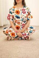 تیشرت شلوار نخی 3بعدی