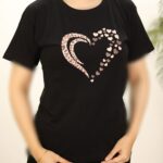 تیشرت زنانه قلبی