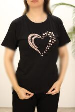 تیشرت زنانه قلبی