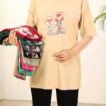 تیشرت لانگ دخترونه