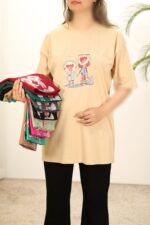 تیشرت لانگ دخترونه