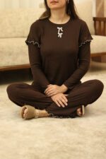 ست قهوه ای دخترانه