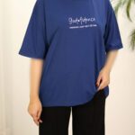 تیشرت سرمه ای زنانه