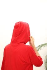 تیشرت کلاهدار دخترانه