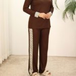 ست قهوه ای زنانه