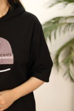 تیشرت باکسی دخترانه