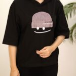 تیشرت مشکی زنانه