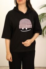 تیشرت مشکی زنانه