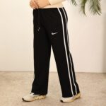 شلوار بغل نوار مشکی