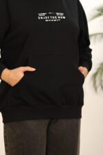 هودی مشکی ساده