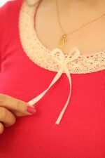 بلوز کراپ پاپیون