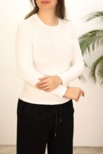 بلوز سفید زنانه